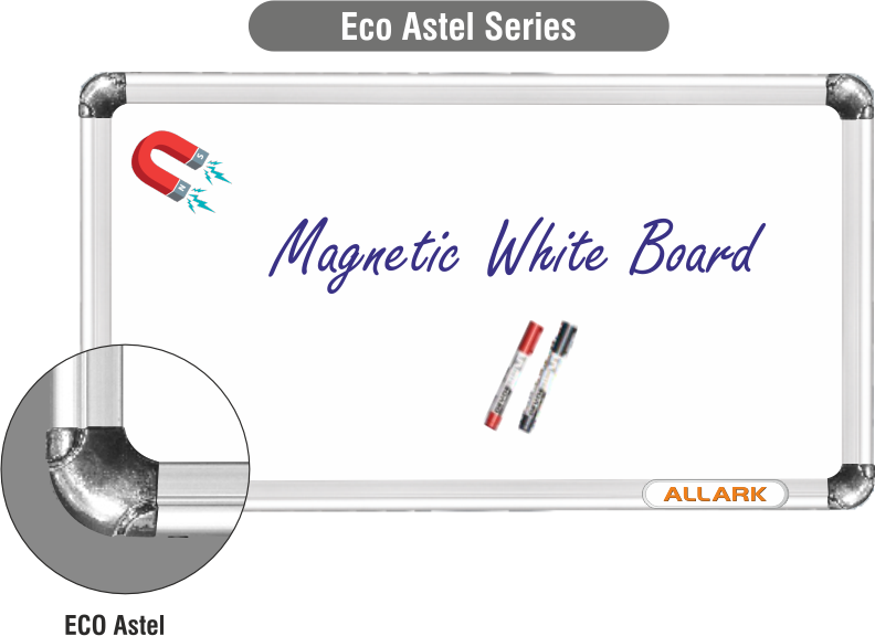 Magnetic white marker board detail 2